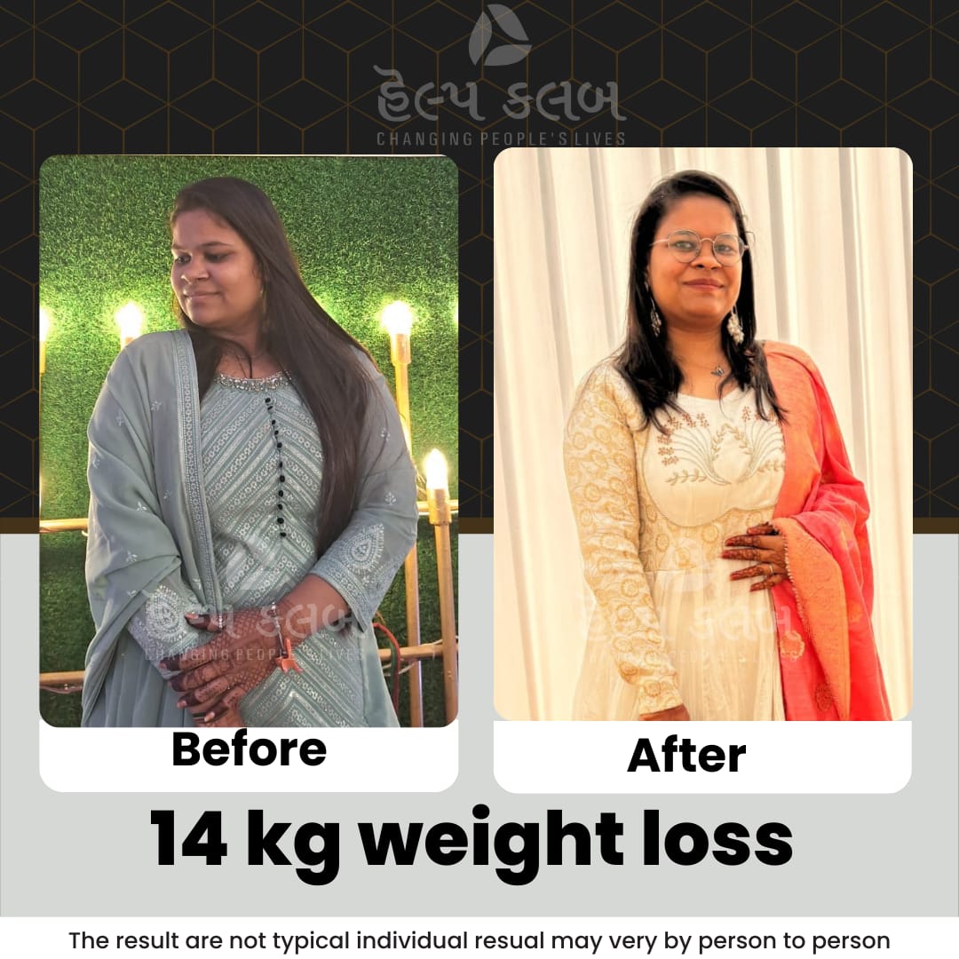 Wellness journey result 3 â€” member of DMD Club Healthy Yogi Chowk, shared with permission